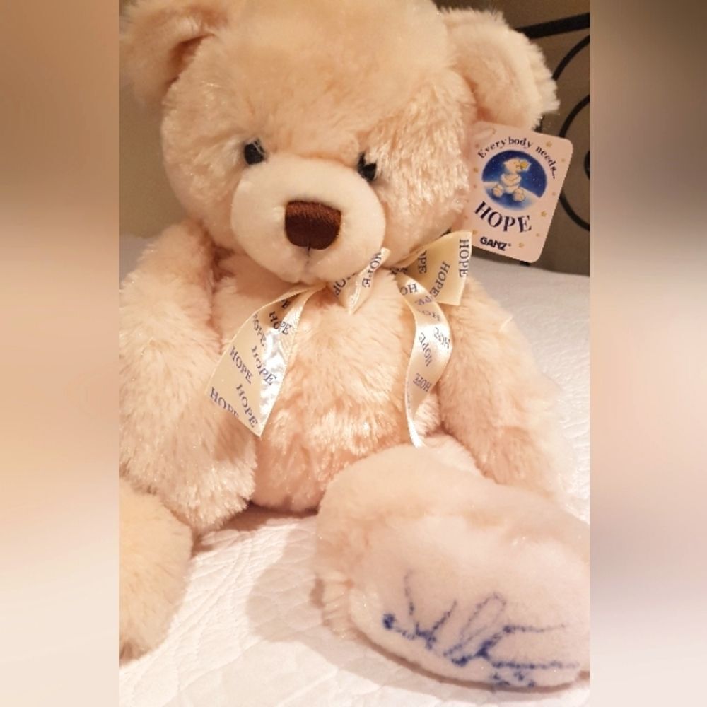 THE WENDY BEAR of HOPE Cancer Awareness ~ Signed by DARRYL  SITTLER!
